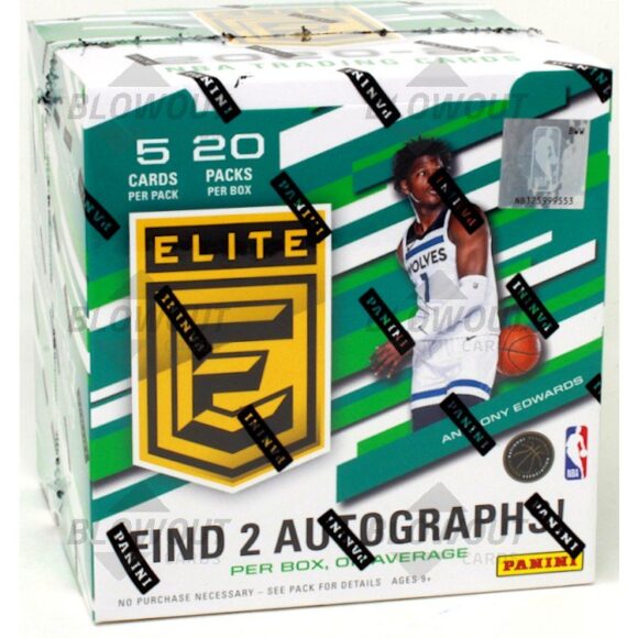 2020/21 Panini Donruss E-lite Basketball Hobby Box