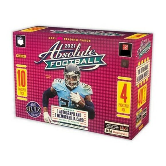 2021 Panini Absolute Football Mega Box playing card