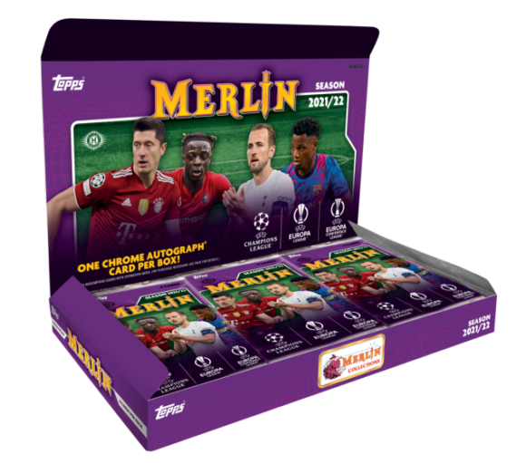 2021-22 Topp Merlin Chrome UE-FA League Hobby Box