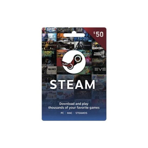 Steam Wallet Gift card ($50)